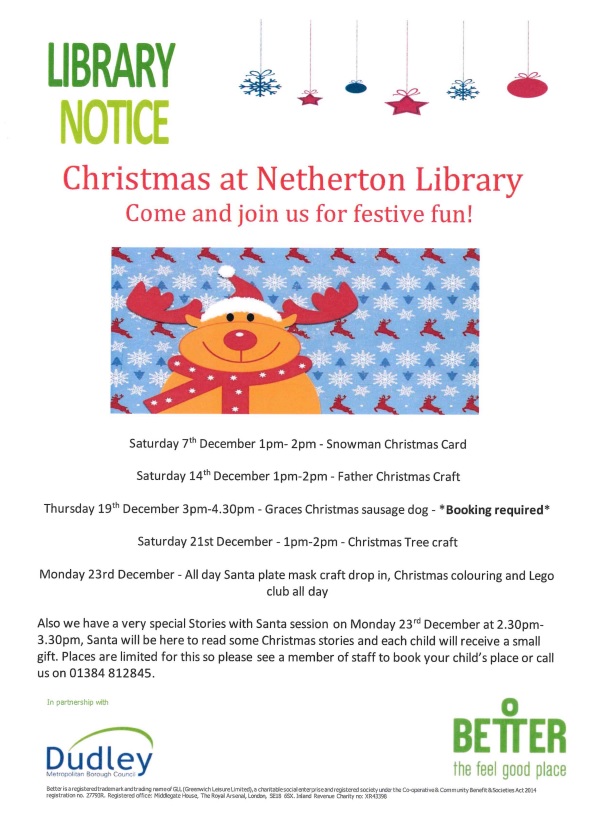 Netherton Library - Children's Christmas Activities